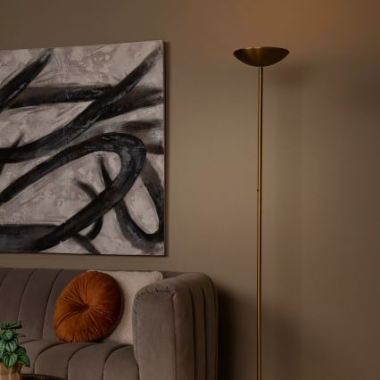 Lucide 19791/20/02 - LED Zatemnitvena talna svetilka ZENITH LED/20W/230V zlata