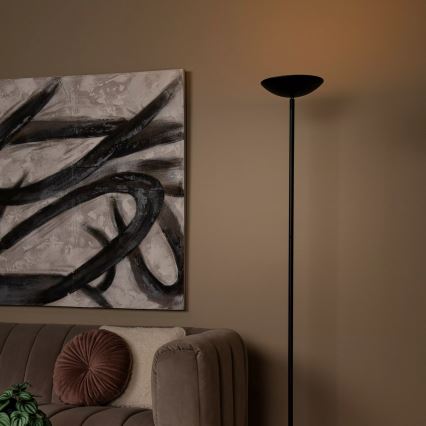 Lucide 19791/20/30 - LED Zatemnitvena talna svetilka ZENITH LED/20W/230V črna