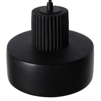 Lucide 20419/20/30 - Lestenec na vrvici OPHELIA 1xE27/40W/230V pr. 20 cm črn