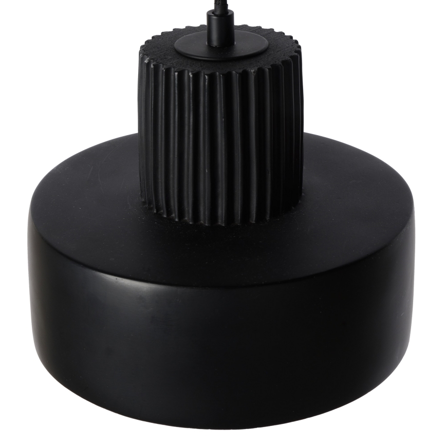 Lucide 20419/20/30 - Lestenec na vrvici OPHELIA 1xE27/40W/230V pr. 20 cm črn