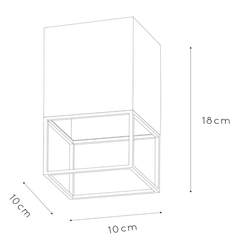 Lucide 21120/01/30 - Stropna luč RIXT 1xE27/40W/230V