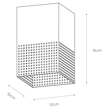 Lucide 21123/01/02 - Stropna svetilka RENATE 1xE27/40W/230V