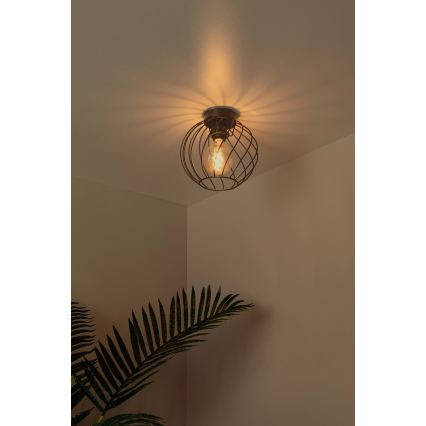 Lucide 21128/25/30 - Stropna svetilka DANZA 1xE27/40W/230V Ø 25 cm