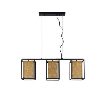 Lucide 21422/03/30 – LED Lestenec na vrvici SANSA 3×E27/40W/230V