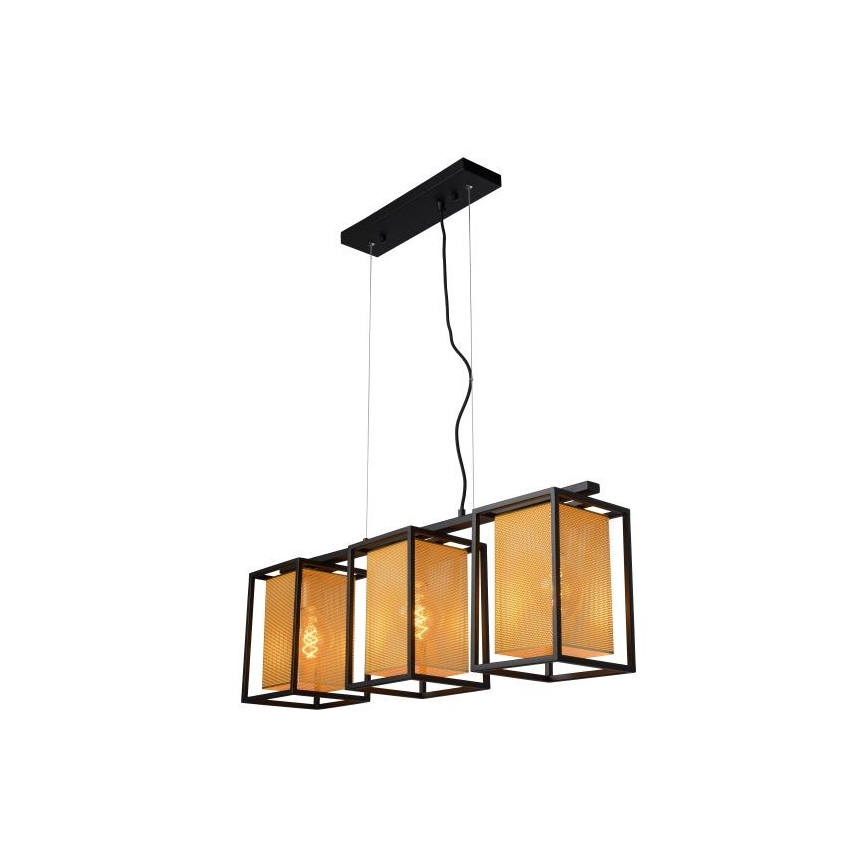 Lucide 21422/03/30 – LED Lestenec na vrvici SANSA 3×E27/40W/230V