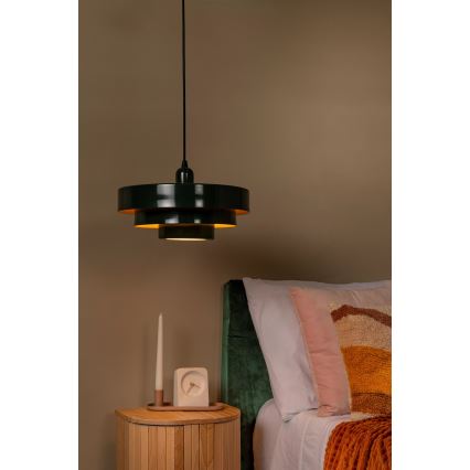 Lucide 21443/35/33 - Viseča svetilka na kablu RUNA 1xE27/40W/230V zelena