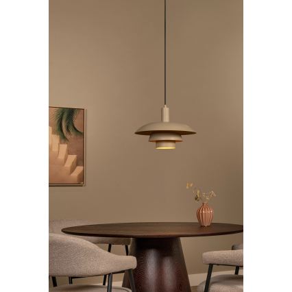 Lucide 21444/38/41 - Lestenec na kablu BRUNO 1xE27/40W/230V bež