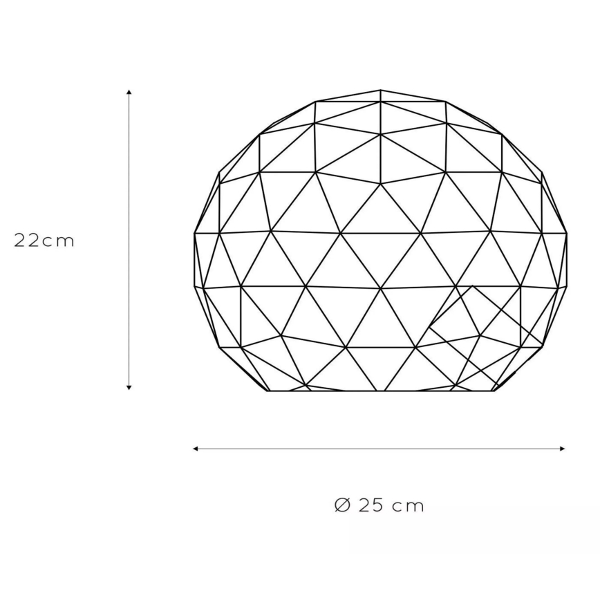 Lucide 21509/25/31 - Namizna svetilka OTONA 1xE27/25W/230V bela