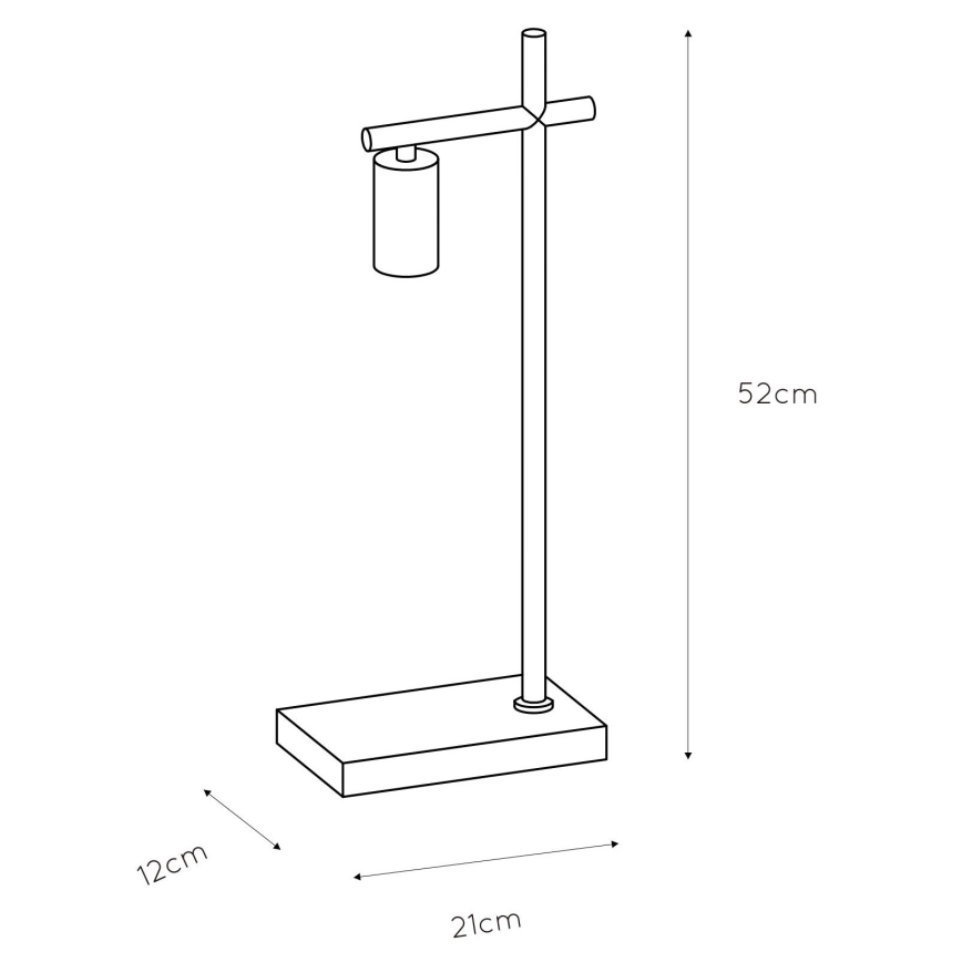 Lucide 21521/01/30 - Namizna svetilka LEANNE 1xE27/40W/230V