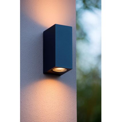 Lucide 22860/10/30 - LED Zatemnitvena zunanja stenska svetilka ZORA 2xGU10/5W/230V IP44