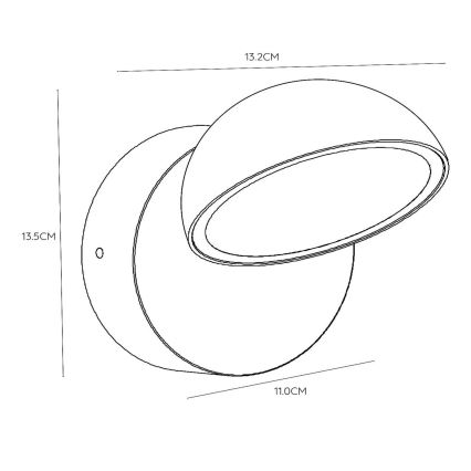 Lucide 22865/12/31 - LED Zunanja stenska svetilka s senzorjem za mrak FINN LED/12W/230V IP54 bela