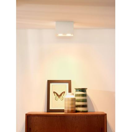 Lucide 22953/02/31 - Reflektor TUBE 2xGU10/50W/230V bela