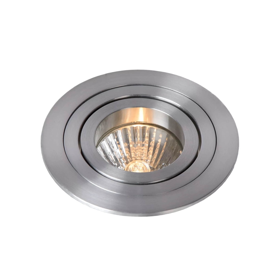 Lucide 22954/01/12 - Vgradna svetilka TUBE 1xGU10/50W/230V mat krom