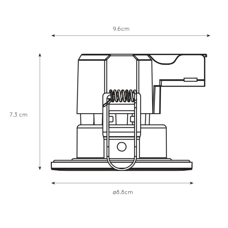 Lucide 22973/06/99 - LED Zatemnitvena kopalniška svetilka BINKY LED/6,5W/230V IP65