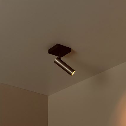 Lucide 22974/01/15 - Smerna svetilka GRADO 1xGU10/40W/230V rjava/črna