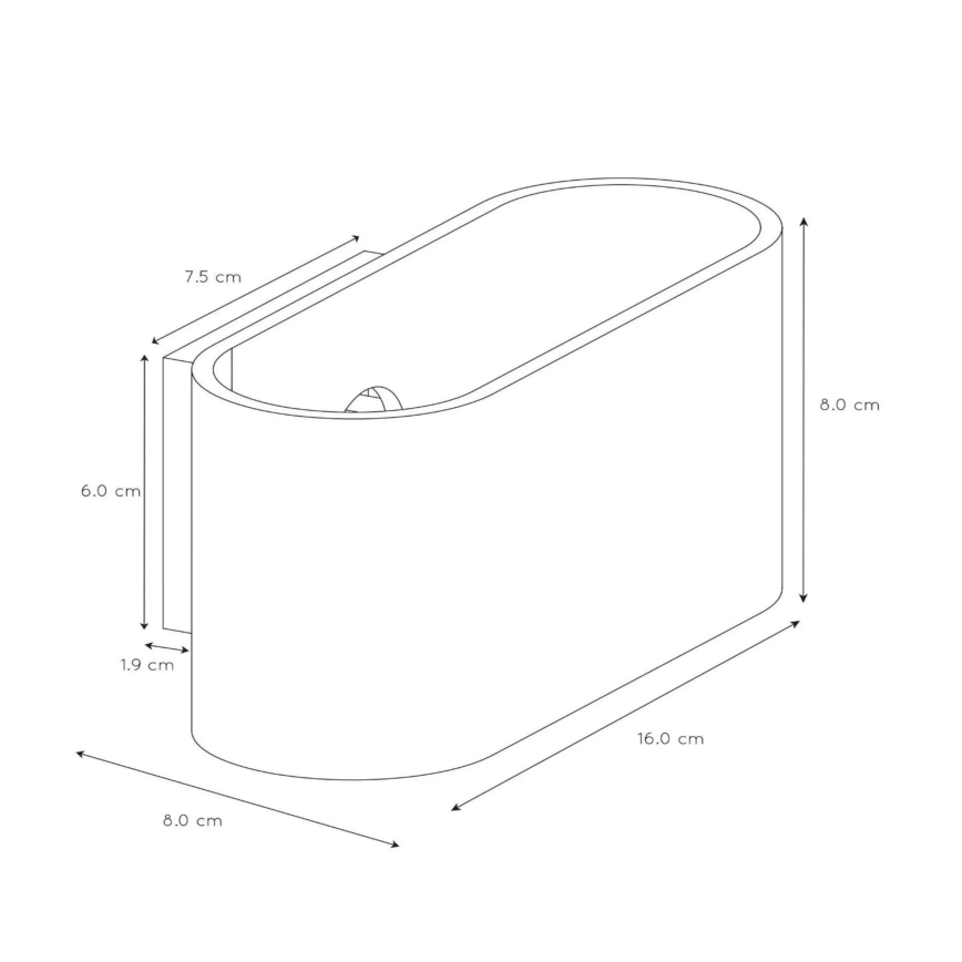 Lucide 23254/01/31 - Stenska svetilka XERA 1xG9/42W/230V bela