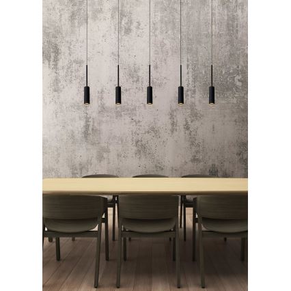 Lucide 24401/35/30 – Lestenec na vrvici TUBULE 5×LED/7W/30V