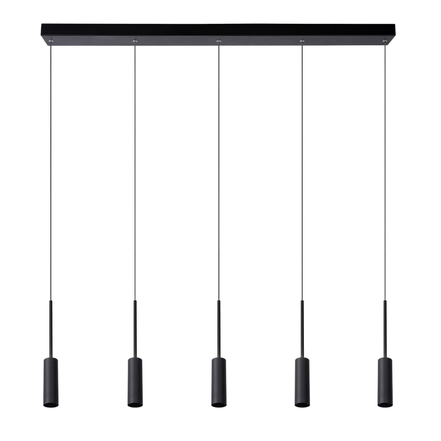 Lucide 24401/35/30 – Lestenec na vrvici TUBULE 5×LED/7W/30V