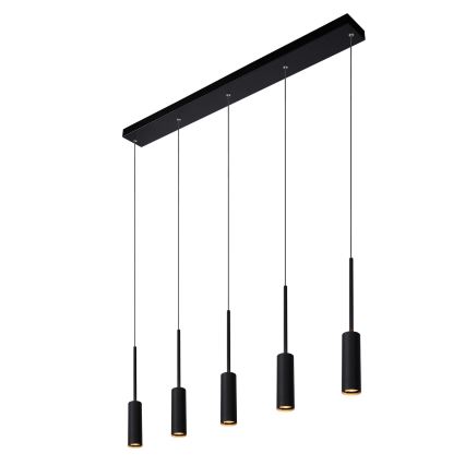 Lucide 24401/35/30 – Lestenec na vrvici TUBULE 5×LED/7W/30V