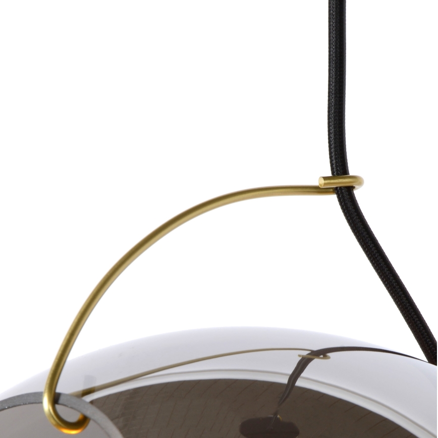 Lucide 25405/40/65 - Lestenec na vrvici JAZZLYNN 1xE27/60W/230V pr. 40 cm