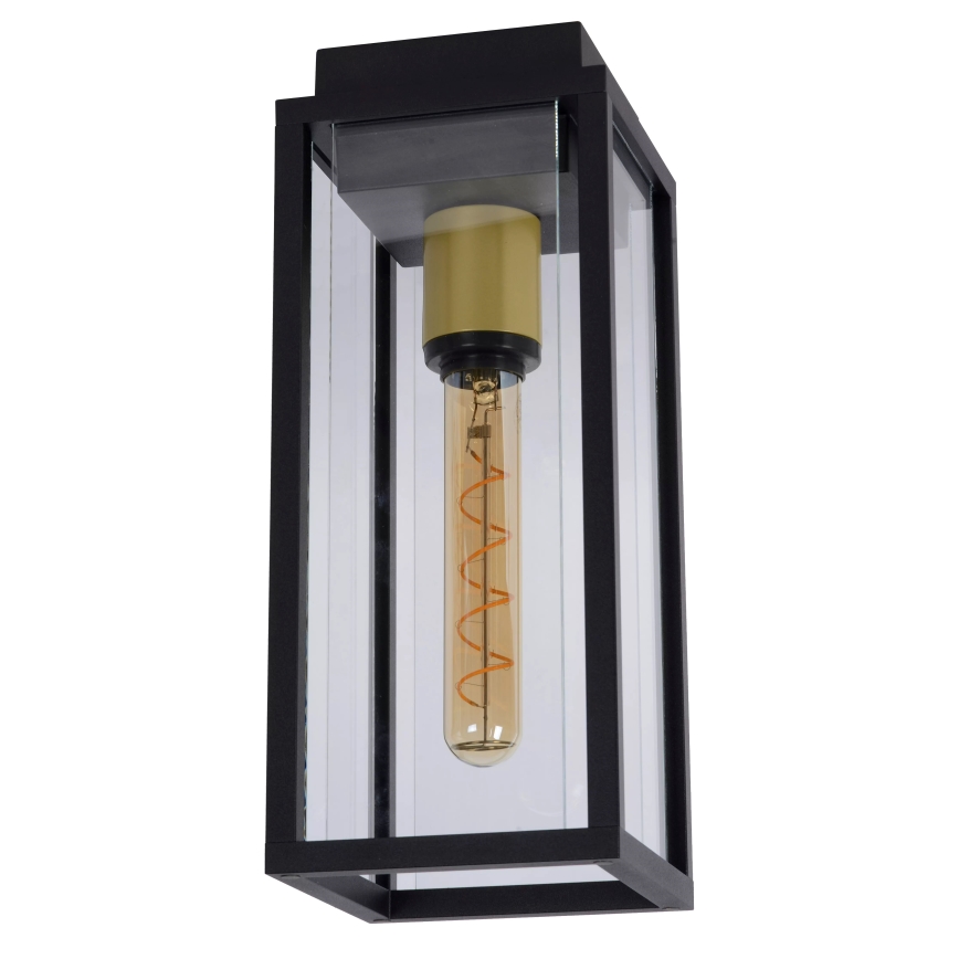 Lucide 27105/01/30 - Zunanja stenska svetilka LAURENS 1xE27/15W/230V IP54 črna