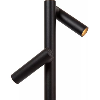 Lucide 27703/04/30 - LED Zatemnitvena na dotik zunanji svetilka ANTRIM 2xLED/2,2W/4V 400 mAh IP54 črna