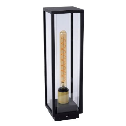 Lucide 27805/50/30 - Zunanja svetilka LAURENS 1xE27/15W/230V IP54 50 cm črna