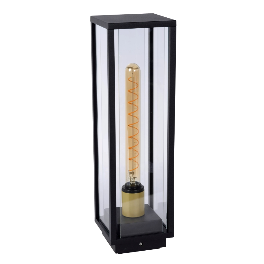 Lucide 27805/50/30 - Zunanja svetilka LAURENS 1xE27/15W/230V IP54 50 cm črna