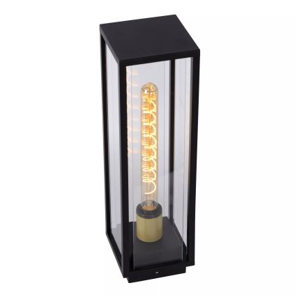 Lucide 27805/50/30 - Zunanja svetilka LAURENS 1xE27/15W/230V IP54 50 cm črna