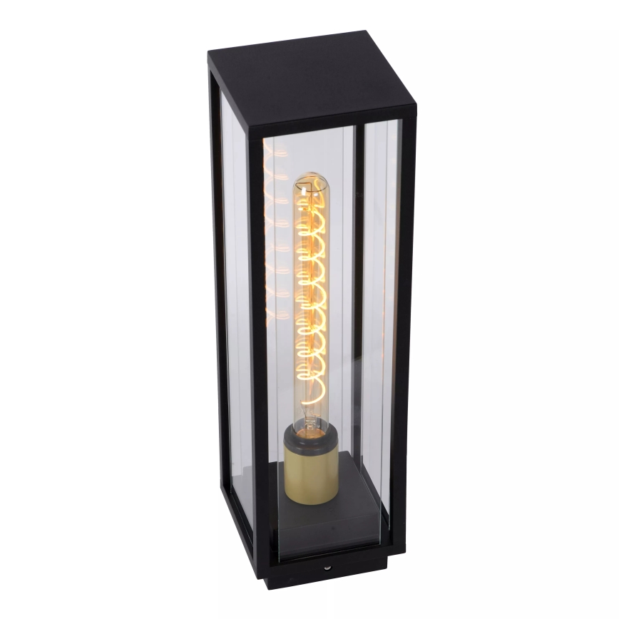 Lucide 27805/50/30 - Zunanja svetilka LAURENS 1xE27/15W/230V IP54 50 cm črna