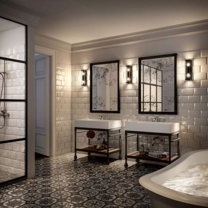 Lucide 27883/02/30 - Zunanja stenska svetilka CLAIRE 2xE27/15W/230V IP54