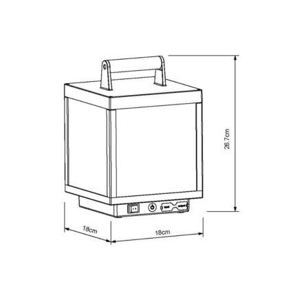 Lucide 28862/06/30 - LED Zunanja namizna svetilka CLAIRETTE LED/5W/230V IP54