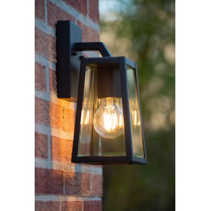 Lucide 29828/01/30 - Zunanja stenska svetilka MATSLOT 1xE27/40W/230V IP23