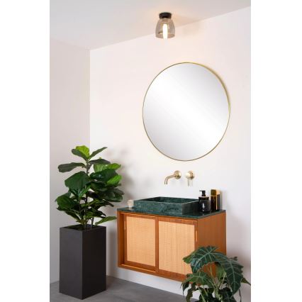 Lucide 30164/01/30 - Kopalniška stropna svetilka TYLER 1xG9/33W/230V IP44 črna/siva