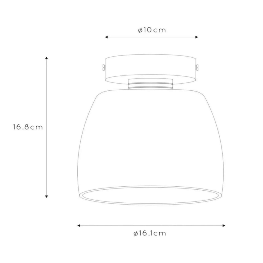 Lucide 30164/01/30 - Kopalniška stropna svetilka TYLER 1xG9/33W/230V IP44 črna/siva