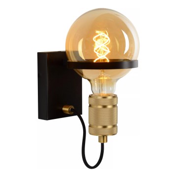 Lucide 30271/01/30 - Stenska svetilka OTTELIEN 1xE27/60W/230V črna