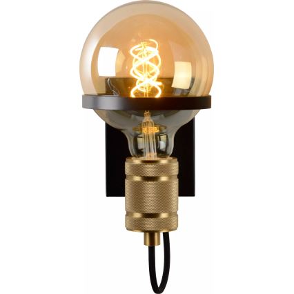 Lucide 30271/01/30 - Stenska svetilka OTTELIEN 1xE27/60W/230V črna