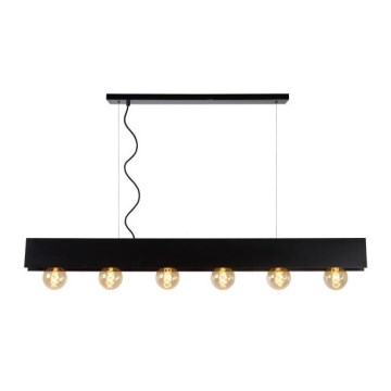 Lucide 30474/06/30 - Lestenec na vrvici SURTUS 6xE27/60W/230V