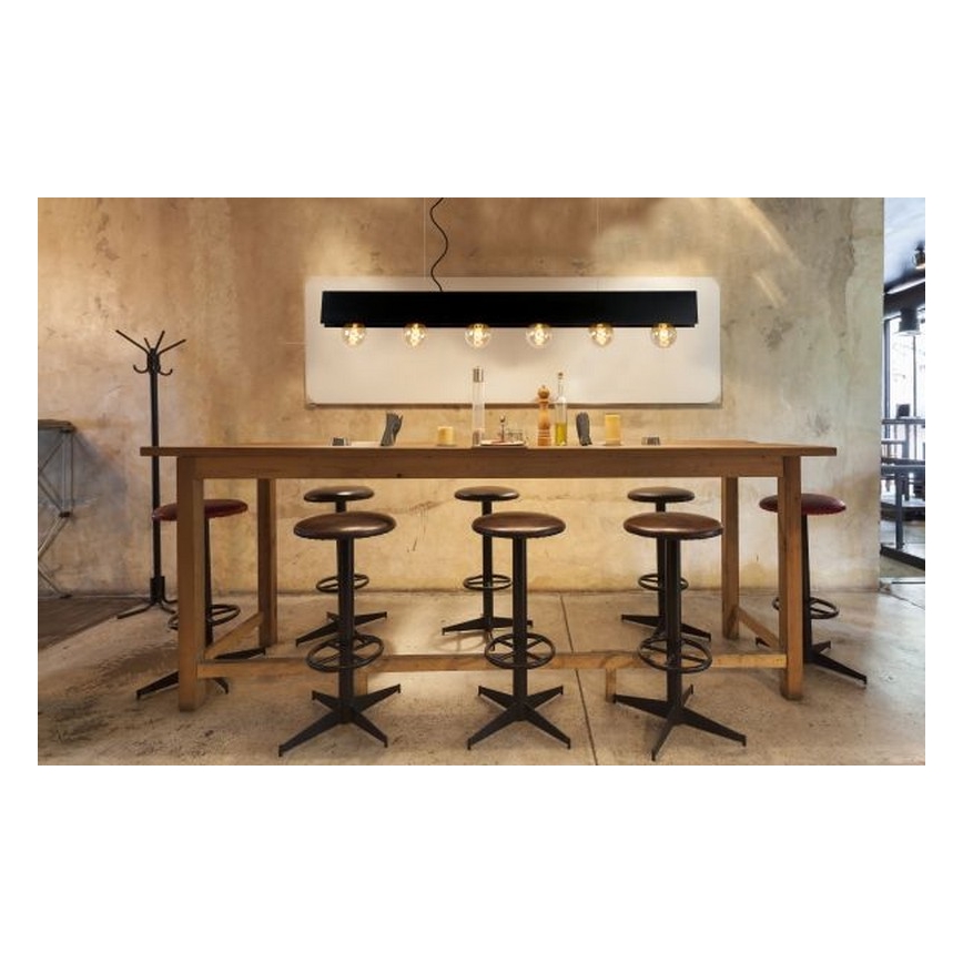 Lucide 30474/06/30 - Lestenec na vrvici SURTUS 6xE27/60W/230V