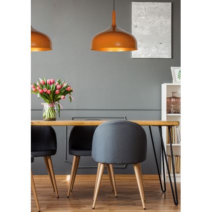 Lucide 30483/50/44 - Lestenec na vrvici ROZALLA 1xE27/60W/230V oranžen