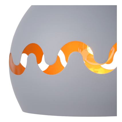 Lucide 30484/28/36 - Lestenec na vrvici CORENTIN 1xE27/60W/230V siv