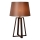 Lucide 31598/81/97 - Namizna svetilka COFFEE 1xE27/60W/230V rjava