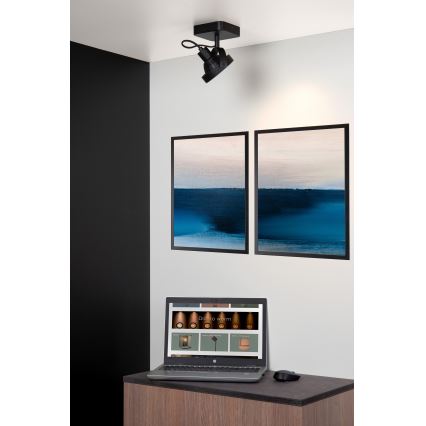 Lucide 31931/12/30 - LED Zatemnitveni reflektor TALA 1xGU10/12W/230V črn