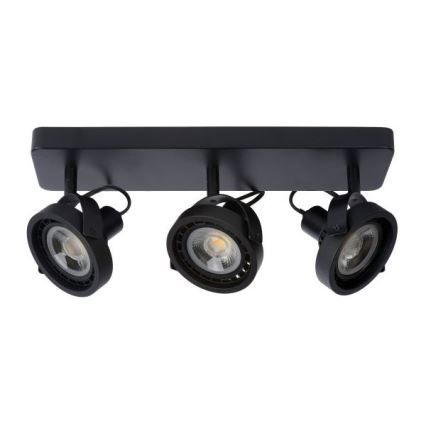 Lucide 31931/36/30 – LED Zatemnitveni reflektor TALA 3×GU10/12W/230V črn