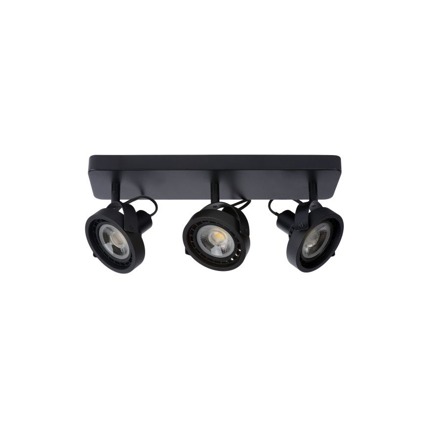 Lucide 31931/36/30 – LED Zatemnitveni reflektor TALA 3×GU10/12W/230V črn
