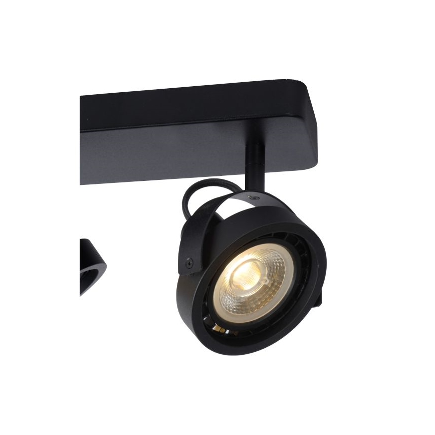 Lucide 31931/36/30 – LED Zatemnitveni reflektor TALA 3×GU10/12W/230V črn