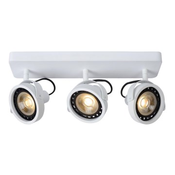 Lucide 31931/36/31 – LED Zatemnitveni reflektor TALA 3×GU10/12W/230V bel