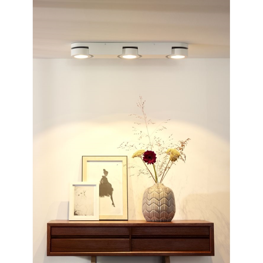 Lucide 33158/15/31 - LED Zatemnitveni reflektor MITRAX 3xLED/5W/230V bela