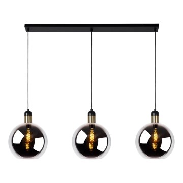 Lucide 34438/03/65 – Lestenec na vrvici JULIUS 3×E27/40W/230V