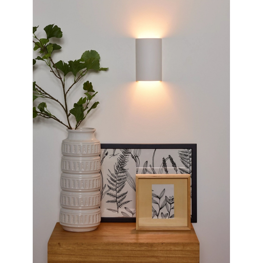 Lucide 35200/18/31 - Stenska svetilka GIPSY 1xG9/40W/230V bela